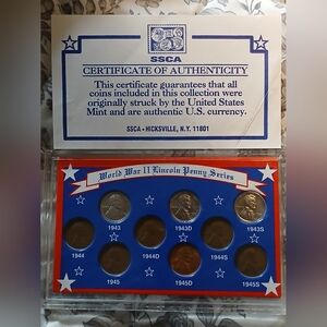 World War II Lincoln Penny Series Collection